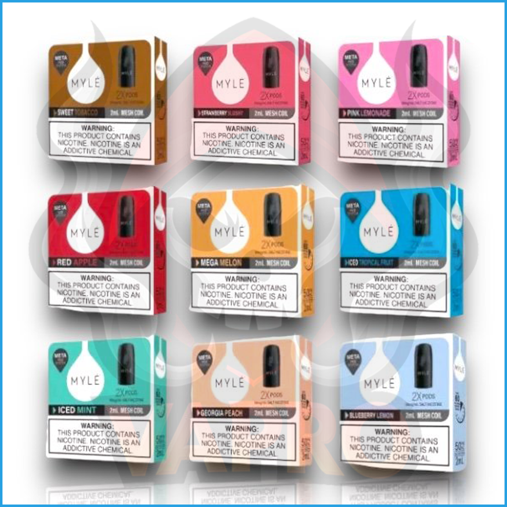 Myle Meta Pod 2X 50mg in UAE-All Flavours-vapro.ae Myle Meta Pod 2X 50mg in UAE-All Flavours-vapro.ae